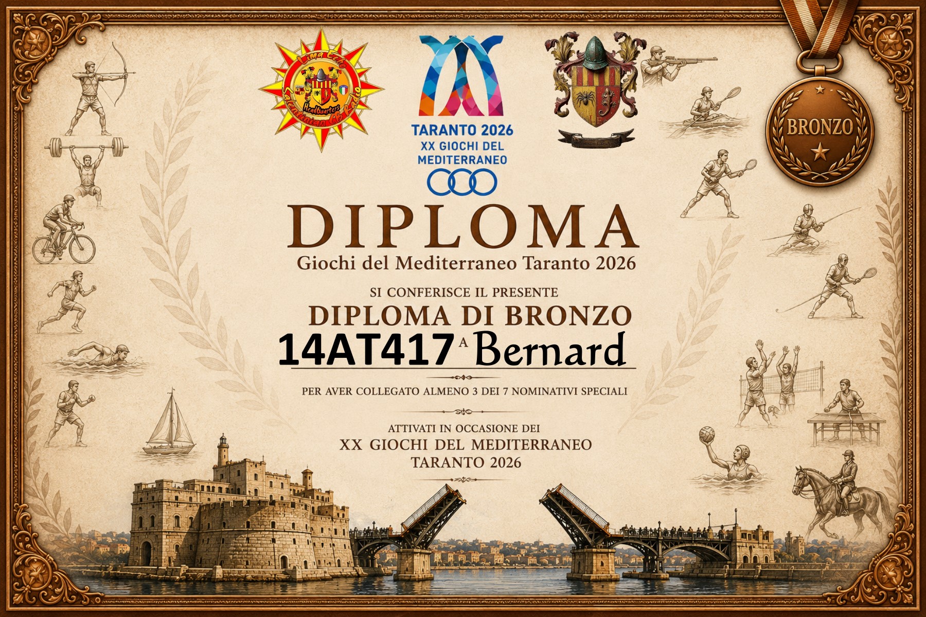 eQSL 14AT417 Bernard